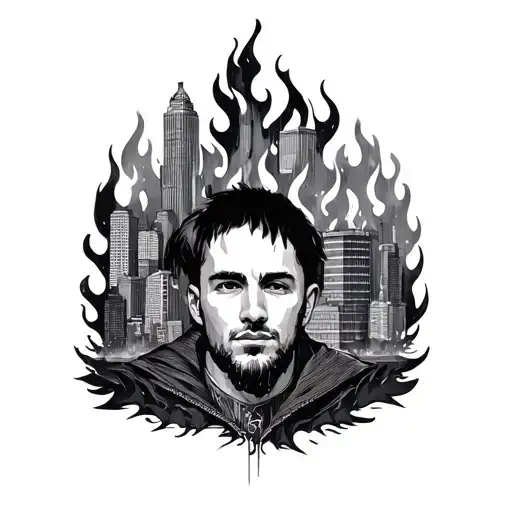 Twenty One Pilots Dema City On Fire Flames