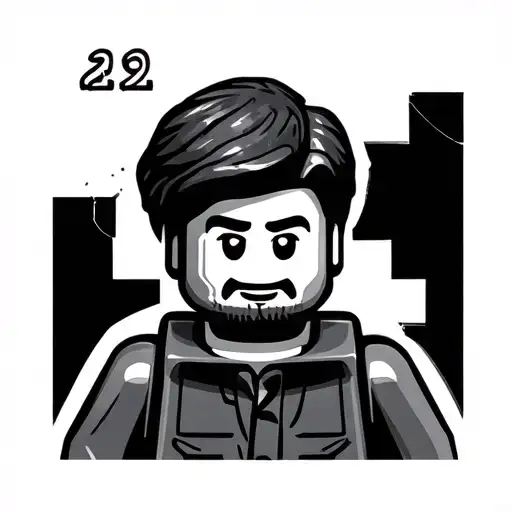 Dad With Lego Bricks