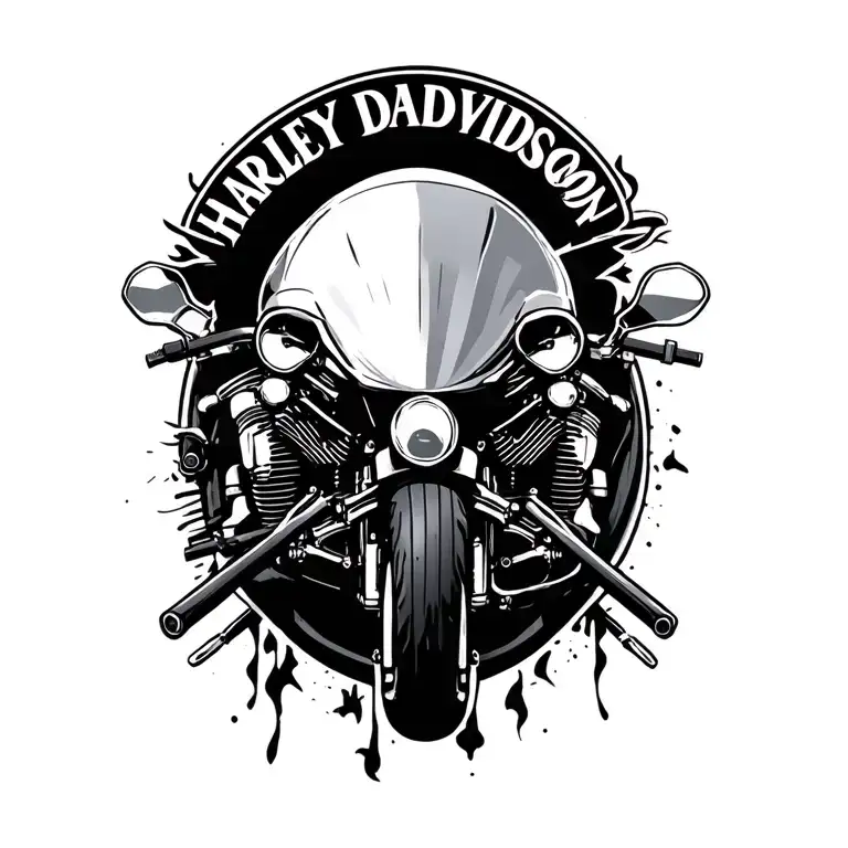 Harley Davidson Motorcycle Iron 883