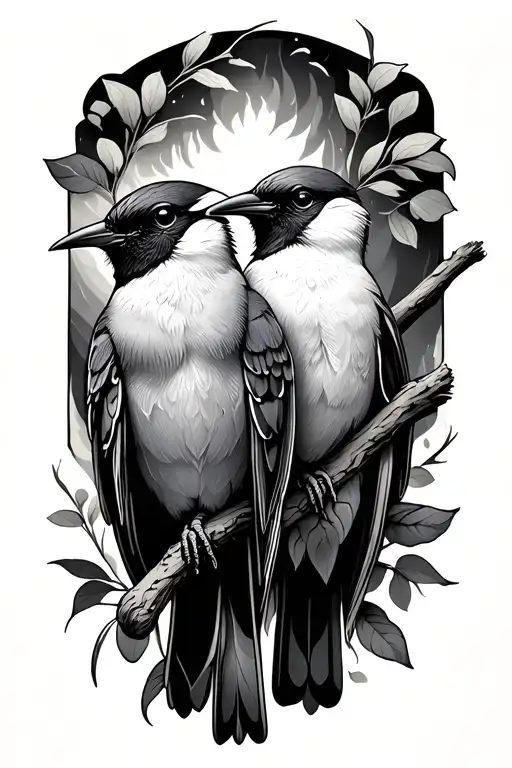 Two Mockingbirds