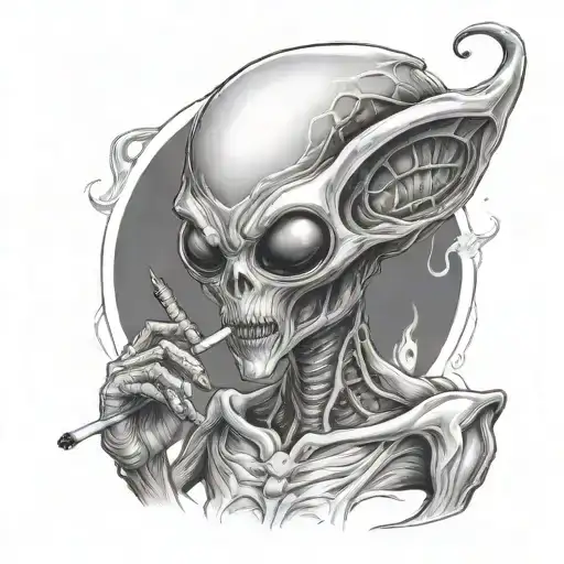 Alien Smoking