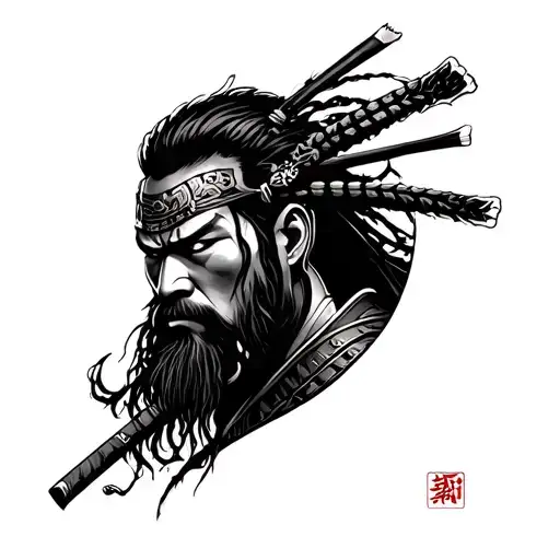 Dreaded Samurai Warrior