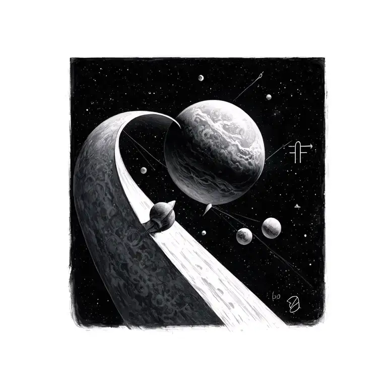 Gravity Equation Forming The Shape