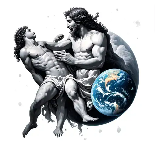 God Sending Down His Son To Earth