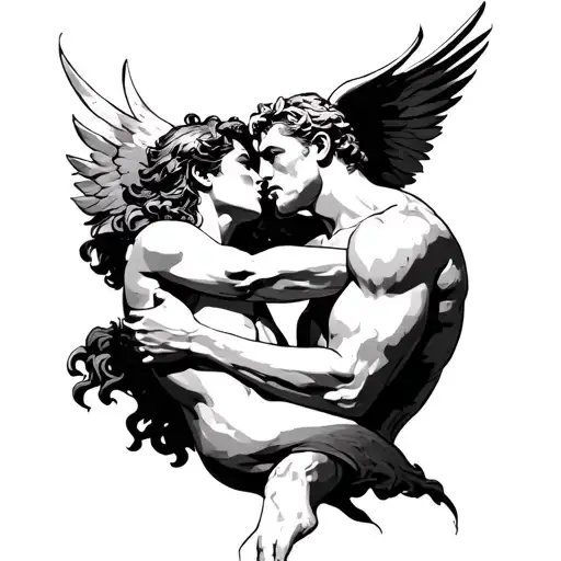 Hercules Kissing Aeolus