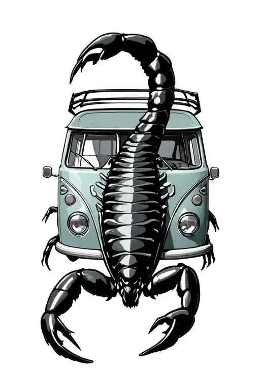 Scorpion With 1966 Campervan Black