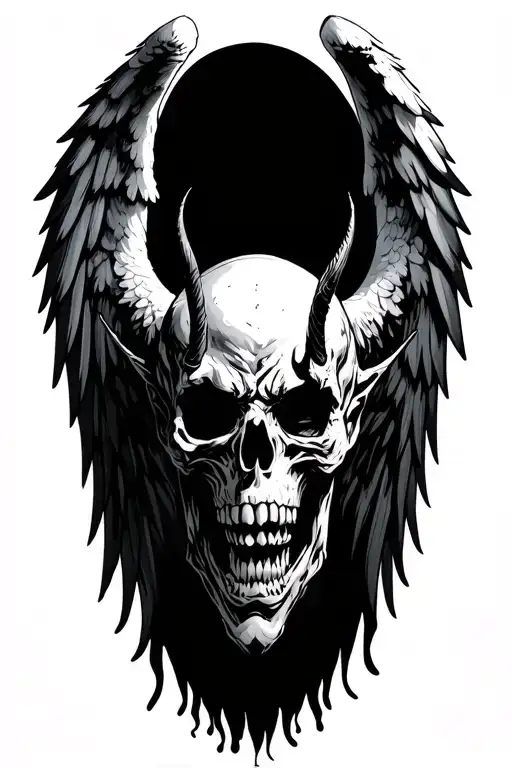 Death Angel Burnt Wings Male Demon