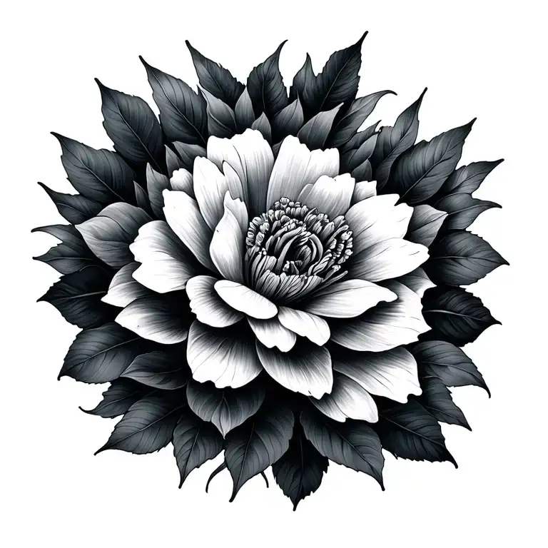 Lys Flower And Butterfly