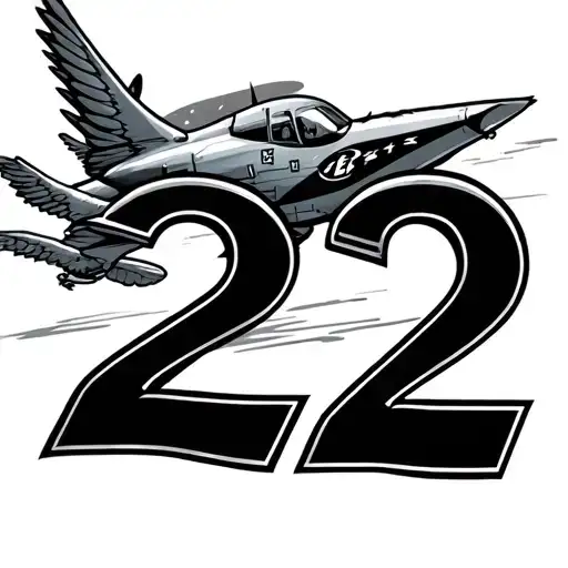Number 22 With Jets Flying