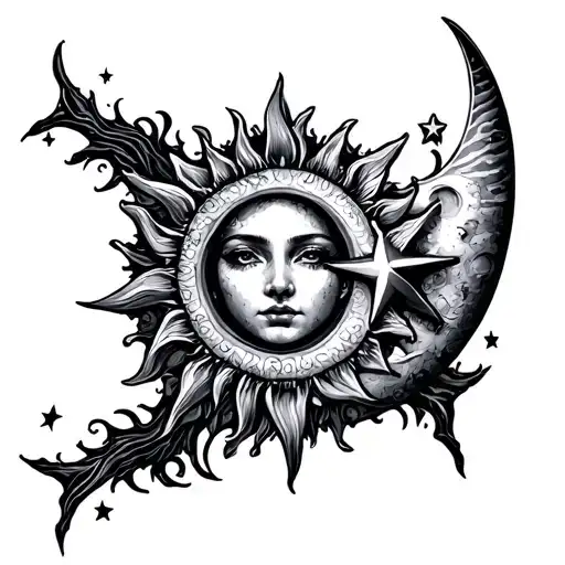 Star Sun Moon Lovecez24