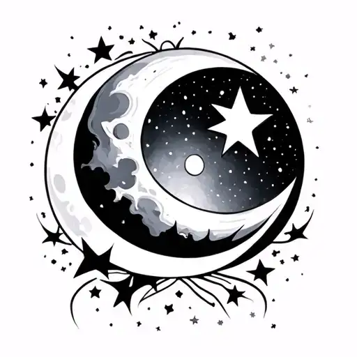 Moon And Star