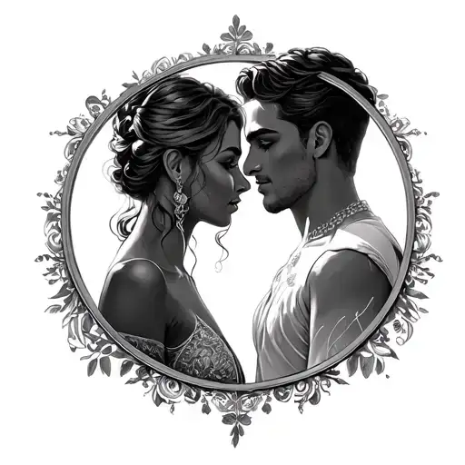 The Names Kelli And Chad Like They Are Reflecting Each Other In A Mirror