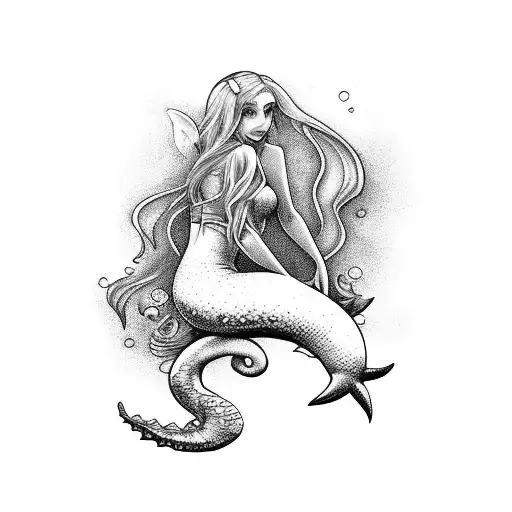 Mermaid With A Fairy