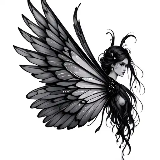 Dark Fairy Wings