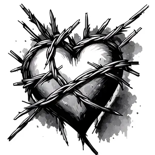 Barbed Wire Heart