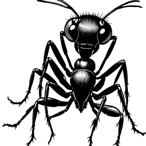 Family -Shaped Ant Building A Future