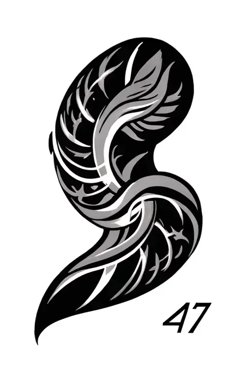 47 In Roman Numerals Neck