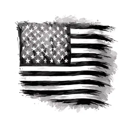 Shoulder American Flag