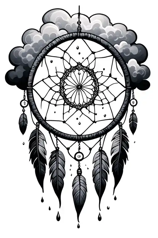 Scorpio Moon Dream Catcher Money Rain Cloud
