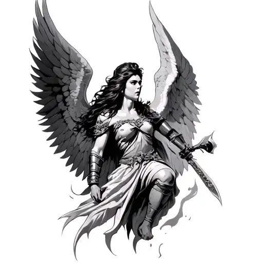 Warrior Angel Fighting