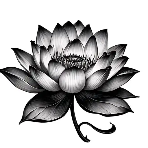 Flower Blooming Lotus Flower