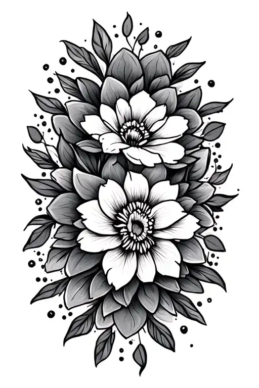 Floral With Mandala Design Incorporating