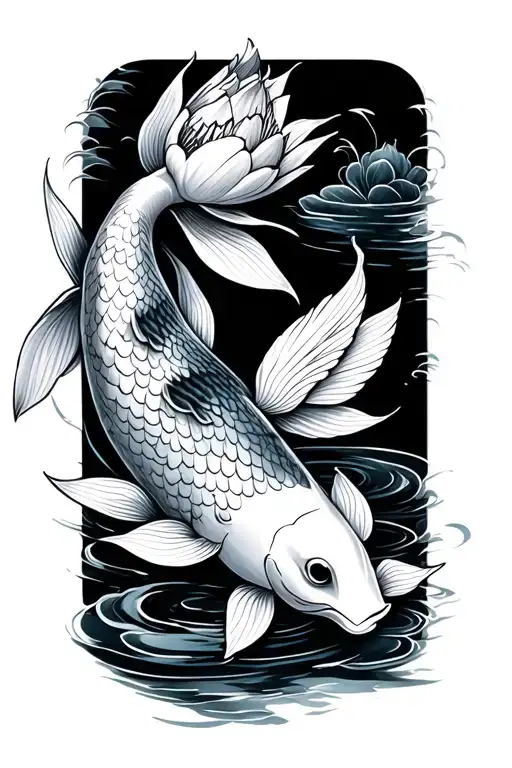 Lotus Koi Fish
