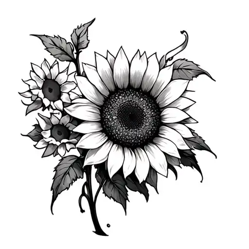 Cross Shmrock Sunflower