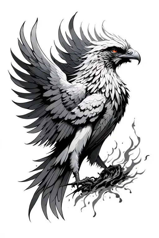 Phoenix Rising From The Ashes