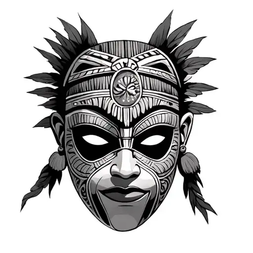 Liberia Krew Tribe Mask Made