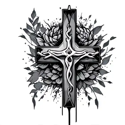 Hodgkins Lymphoma Survivor With Christian Cross