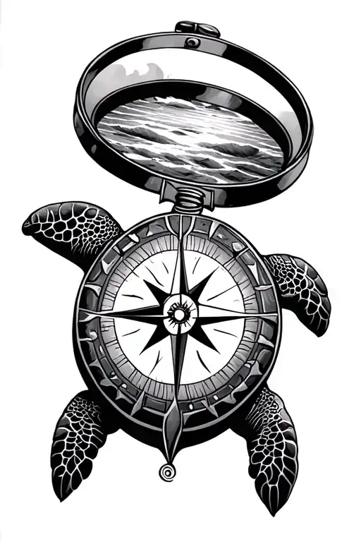 Compass Sea Turtle Ryan Kelly