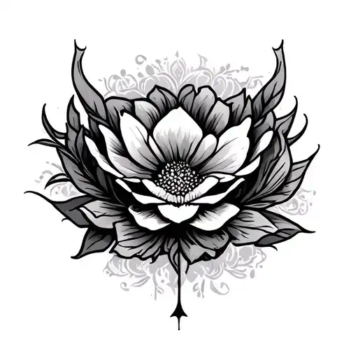 Under Breast Tattoo Design