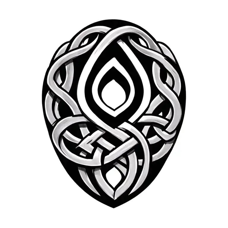 Celtic Knotwork Triskele
