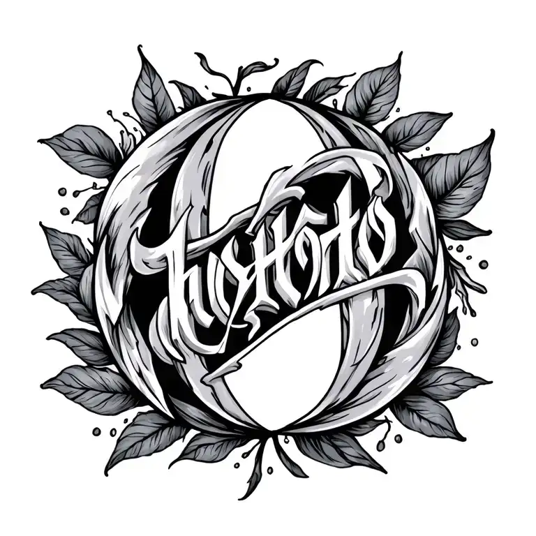 Hidden Name Written Inside Surrounded