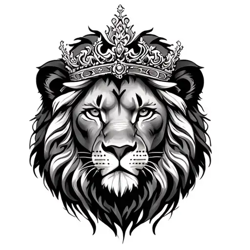 Queen Lion Tattoo Design For A Full Leg