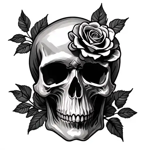 Skull And Roses