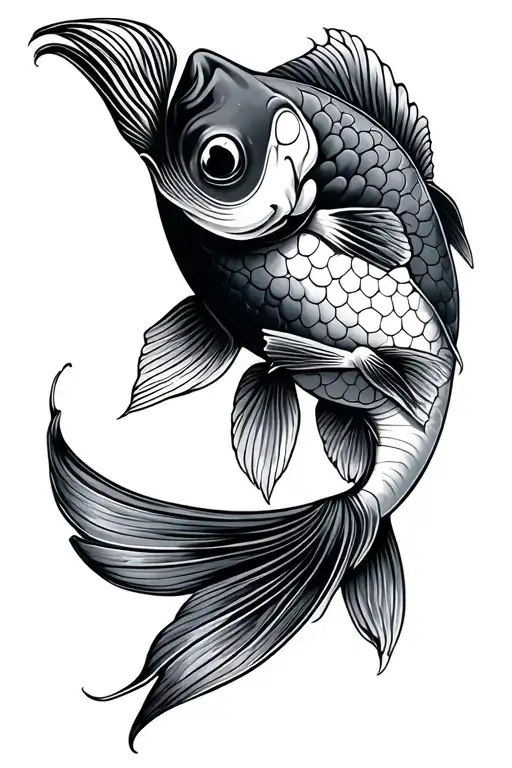 Japan Fish With Lines