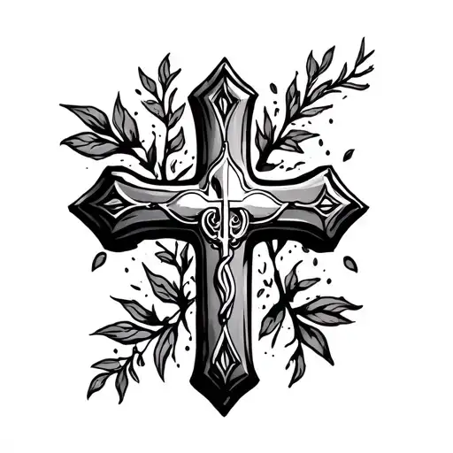 Christian Cross Made