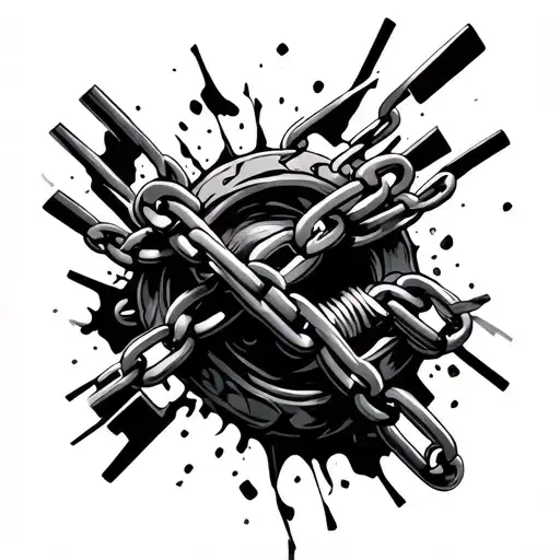 Chains Breaking And Bursting