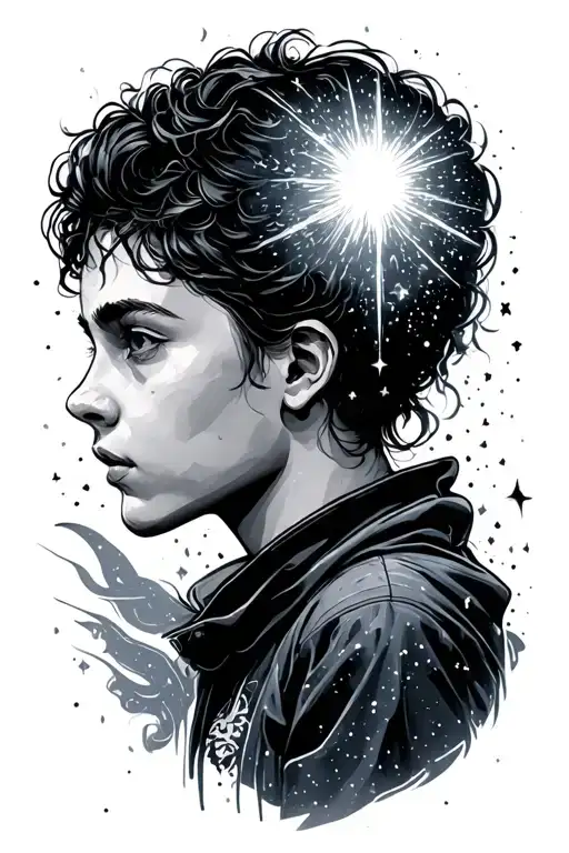 Loner Looking At Stars