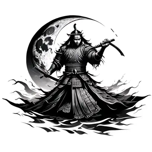 Samurai Moon Surrounded