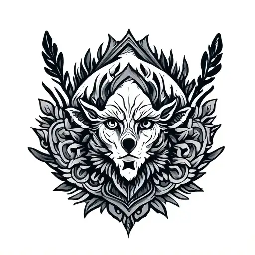 Nordic Hand Tatto Design