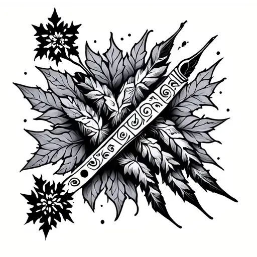 Nordic Hand Tatto Design