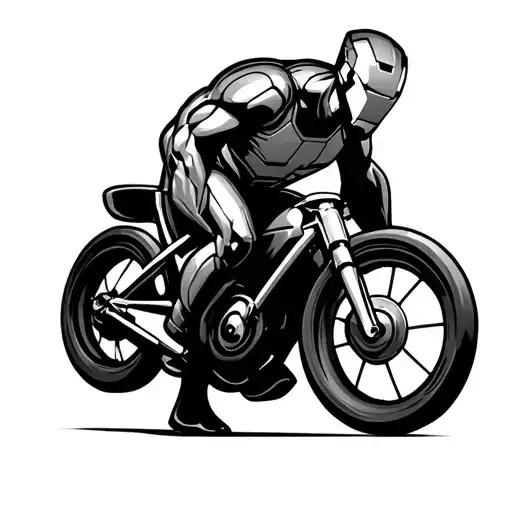 Ironman Triathlon Logo Tattoo idea