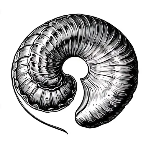 A Semi Colon Made Out Of 2 Shells That's Small And Fine Line