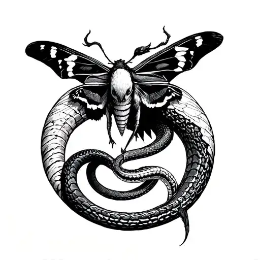 Moth Crow Snake Trees Pain Death Guns