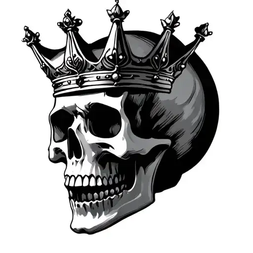 Skull With Crown