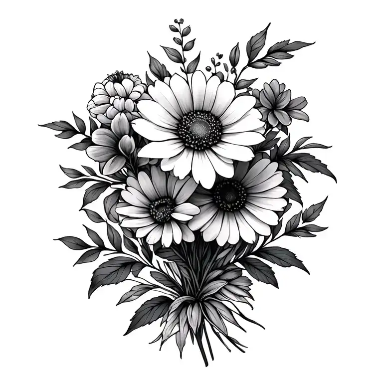 Birth Flower Bouquet