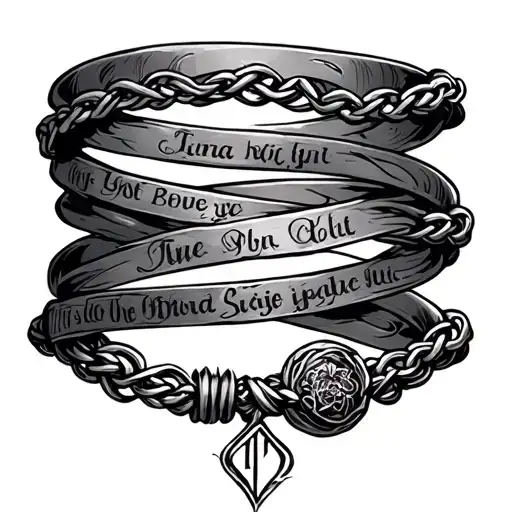 Bracelet Style With Initials Incorporated